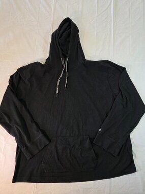 Kenneth Cole Men's Hoodie Pullover Black Fleece 4XL